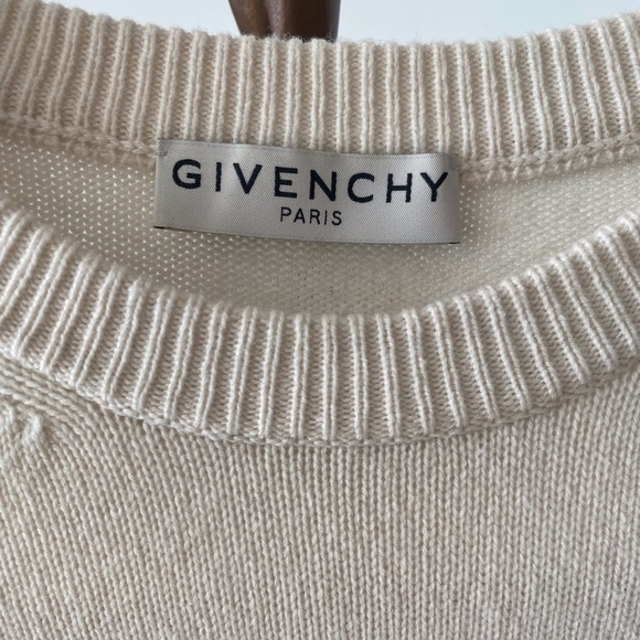 Givenchy black two tone cashmere sweater size S - Picture 9 of 12